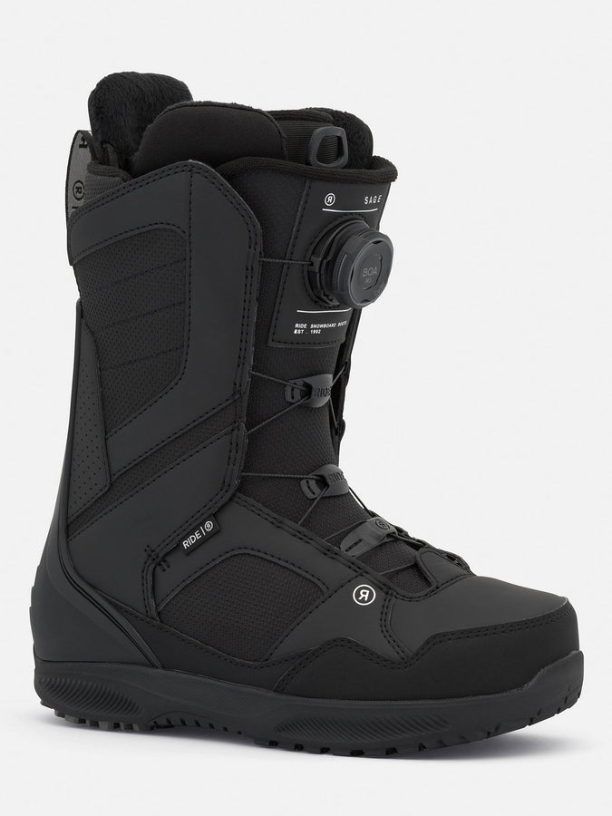 Ride Sage 2027 – Women's All-Mountain BOA Snowboard Boots | BLACK
