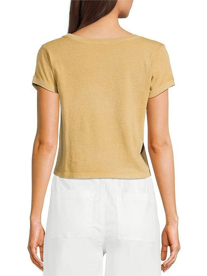 Roxy Plumerias And Hibiscus T-Shirt Spring 2026 | CURRY PLUMERIAS/HIBISCUS (CUR)