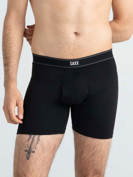 Saxx Daytripper Comfort Stretch Black Boxer | BLACK (BLK)
