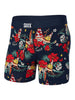 Saxx Ultra Super Soft Hawaiian Pizza Navy Boxer 2024