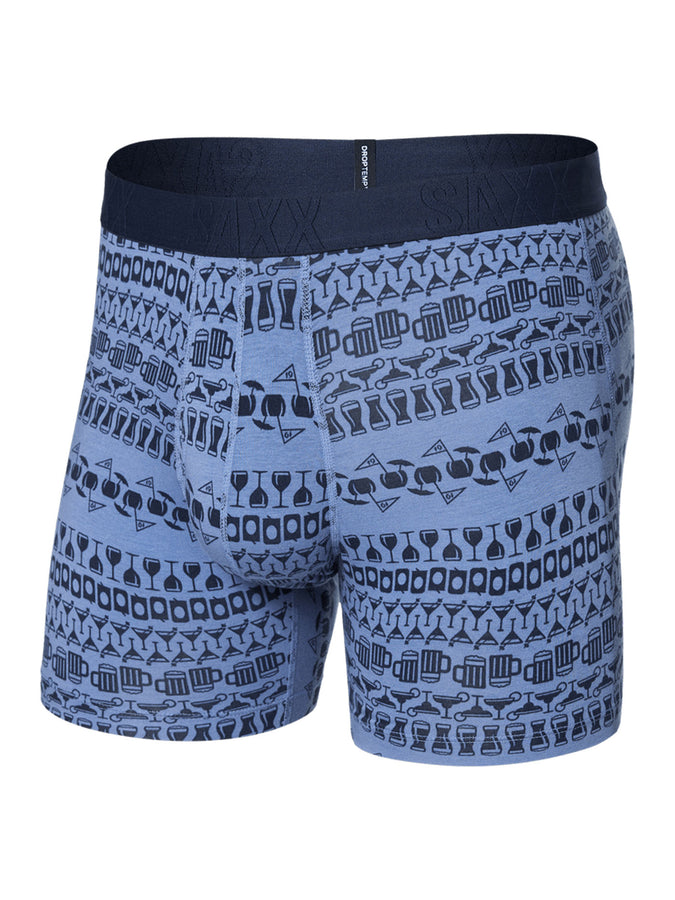 Saxx Droptemp Cooling Cotton 19th Holes Stripe Blue Boxer | 19TH HOLE STRIPE BLUE (NHS)