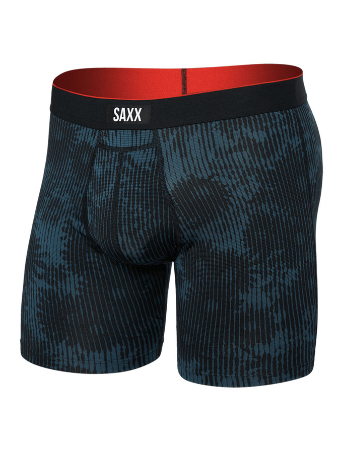 Saxx Multi-Sport Mesh White Noise Daisy Black Boxer | WHITE NOISE DAISY BLACK (WHN)