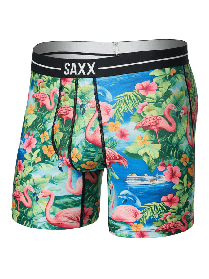 Saxx Volt Breathable Mesh Flamingo Bay Multi Boxer | FLAMINGO BAY MULTI (FLB)