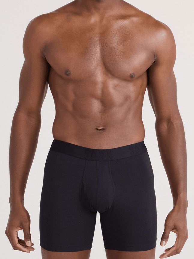 Saxx Droptemp Cooling Cotton Black Boxer | BLACK (BLK)