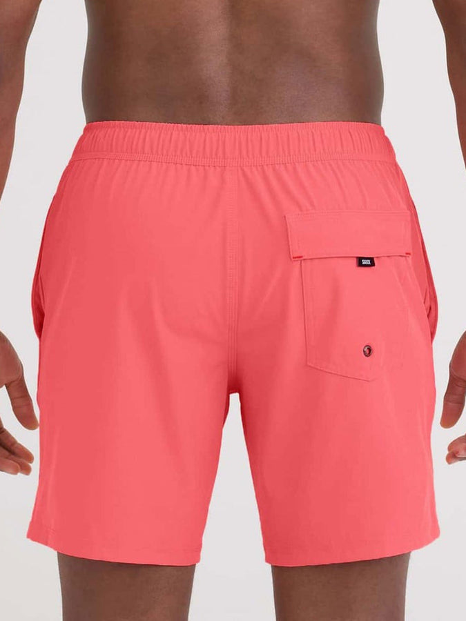 Saxx Oh Buoy 2N1 Volley 7'' Coral Pop Boardshorts | CORAL POP (CRP)