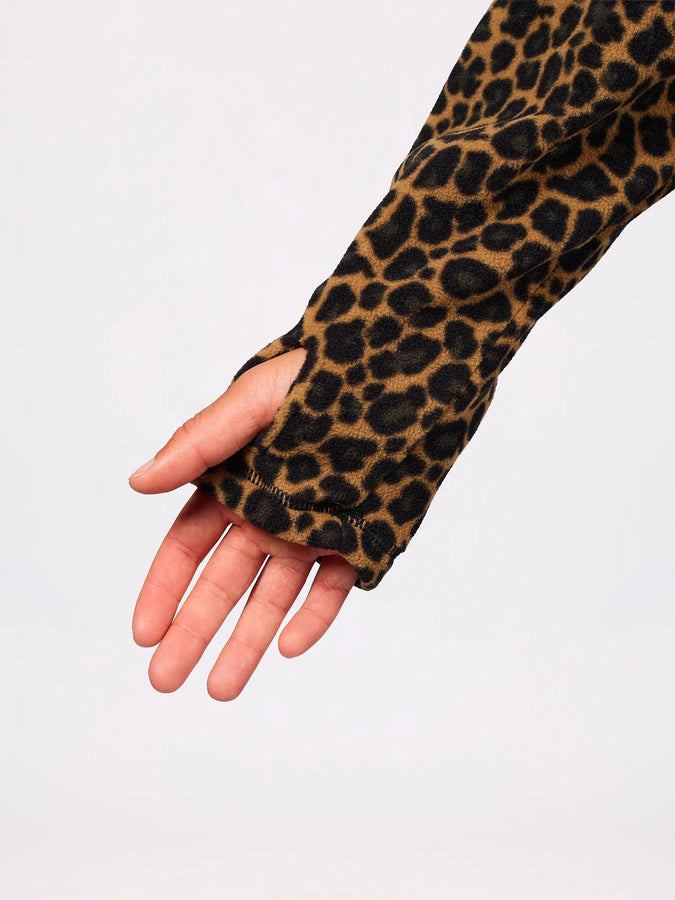 Eivy Techlight 1/2 Zip Fleece Leopard Sweater Winter 2027 | LEOPARD