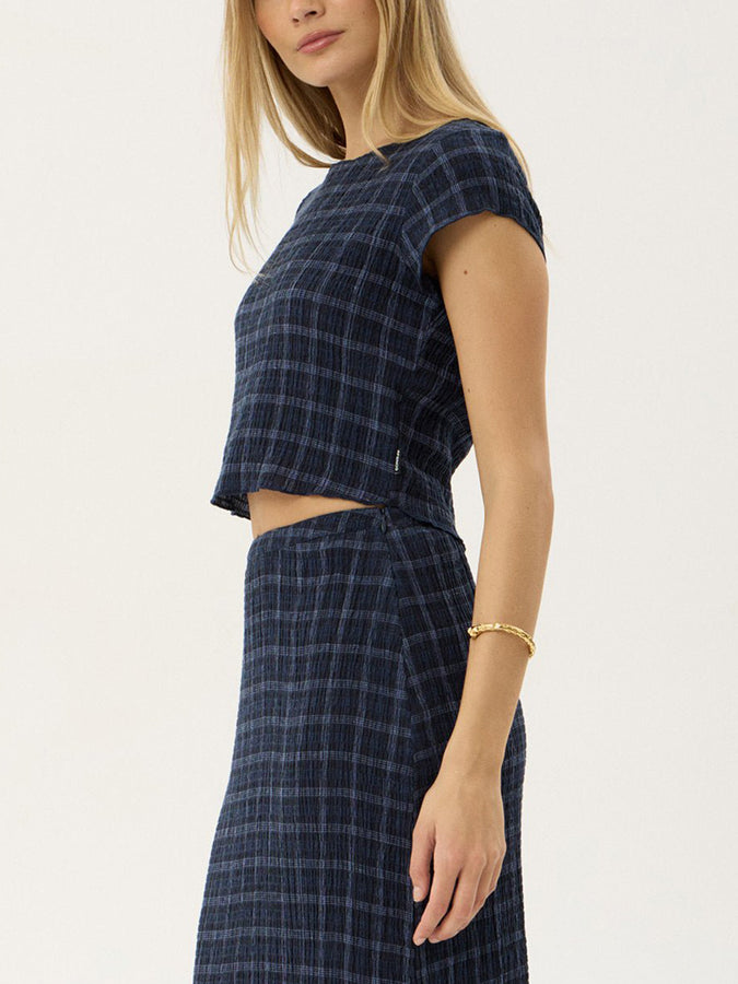 Afends Darcy Thea T-Shirt Fall 2026 | MIDNIGHT CHECK