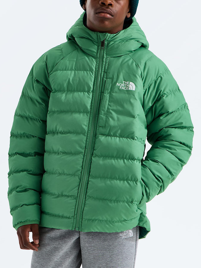 The North Face Reversible Perrito Hooded 2027 – Youth | DIMMED ALGAE (G57)