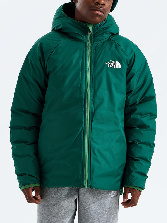 The North Face Reversible Perrito Hooded 2027 – Youth | DIMMED ALGAE (G57)