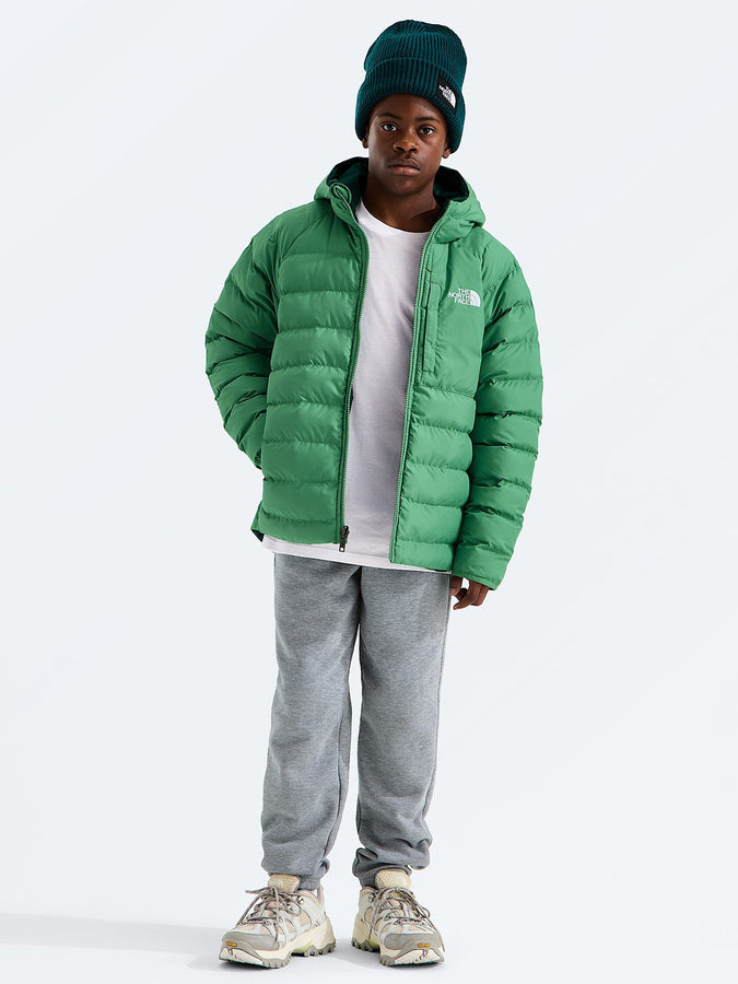 The North Face Reversible Perrito Hooded 2027 – Youth | DIMMED ALGAE (G57)