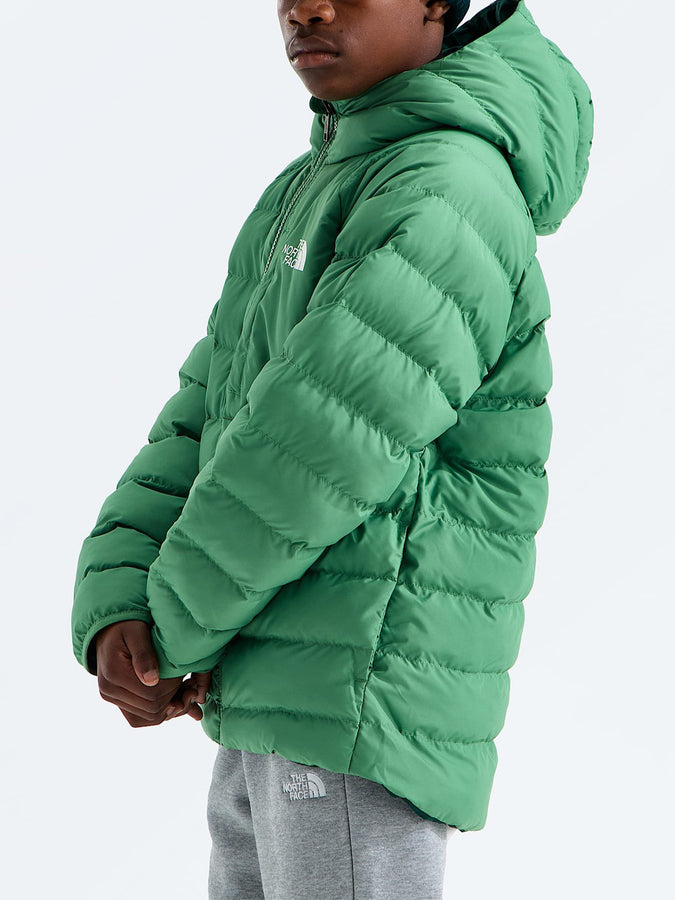 The North Face Reversible Perrito Hooded 2027 – Youth | DIMMED ALGAE (G57)