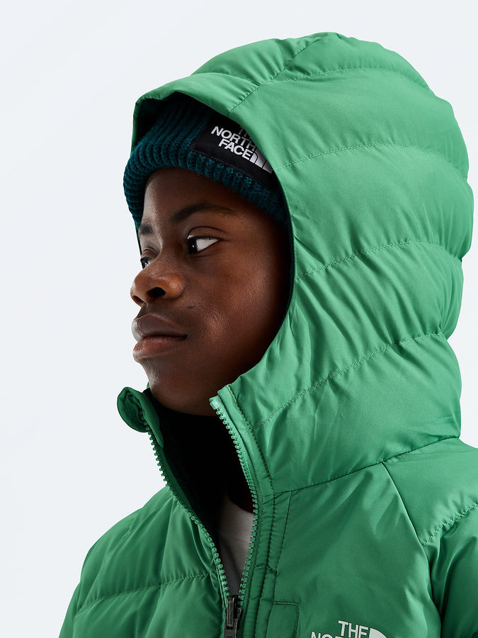 The North Face Reversible Perrito Hooded 2027 – Youth | DIMMED ALGAE (G57)