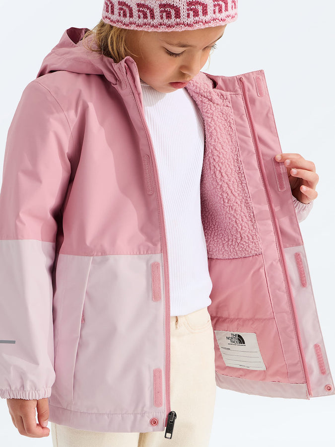 The North Face Warm Antora Rain Jacket (Kids 2-7) Holiday 2026  | PRIMROSE/PALE BLOSSOM (SD9)
