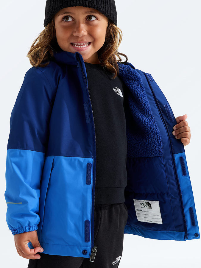 The North Face Warm Antora Rain Jacket (Kids 2-7) Holiday 2026  | BOLD BLUE/ACTIVE BLUE (RE0)