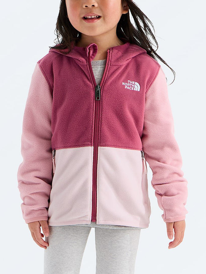 The North Face Glacier Full Zip Hoodie Polar Fleece (Kids 2-7) Holiday 2026  | FRMT CLAY/BLSM/PRIMROSE (S22)