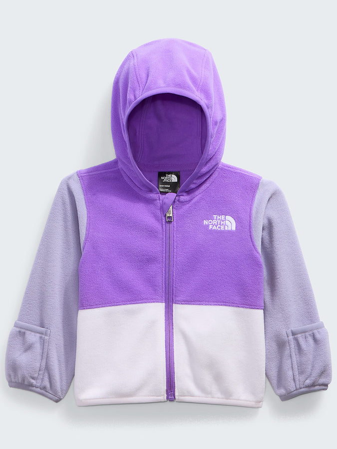 The North Face Glacier Full Zip Hoodie (Infants 0-24M) Holiday 2026  | ELVT PUR/ICE LILAC/PLM (ST0)