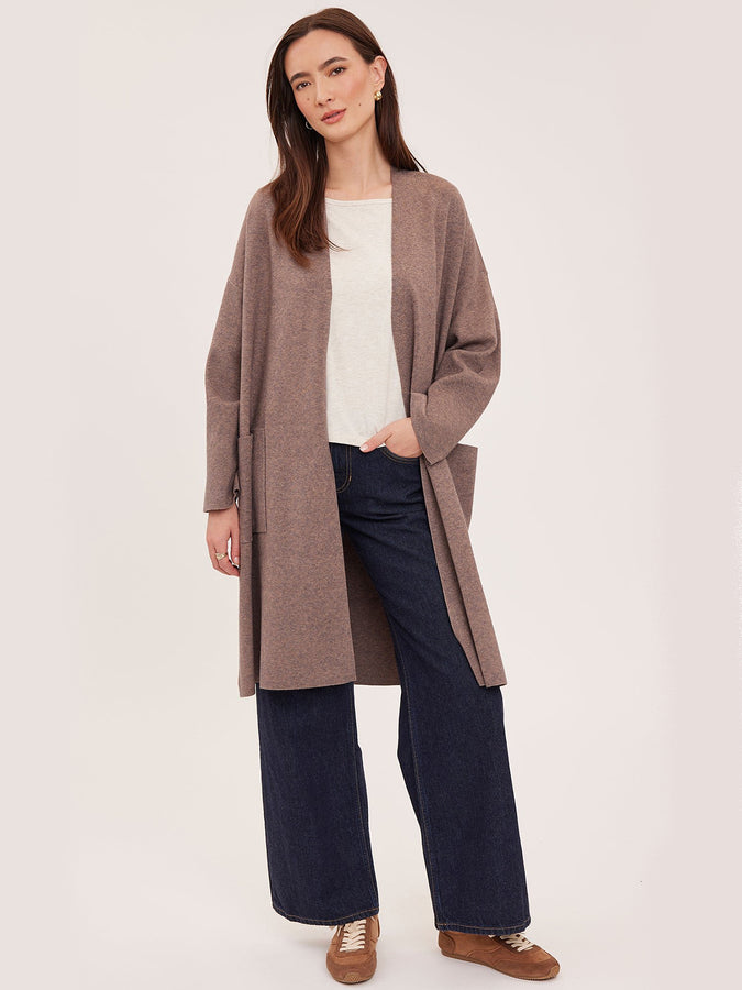 Gentle Fawn Blake Cardigan Fall 2026  | HEATHER BARK