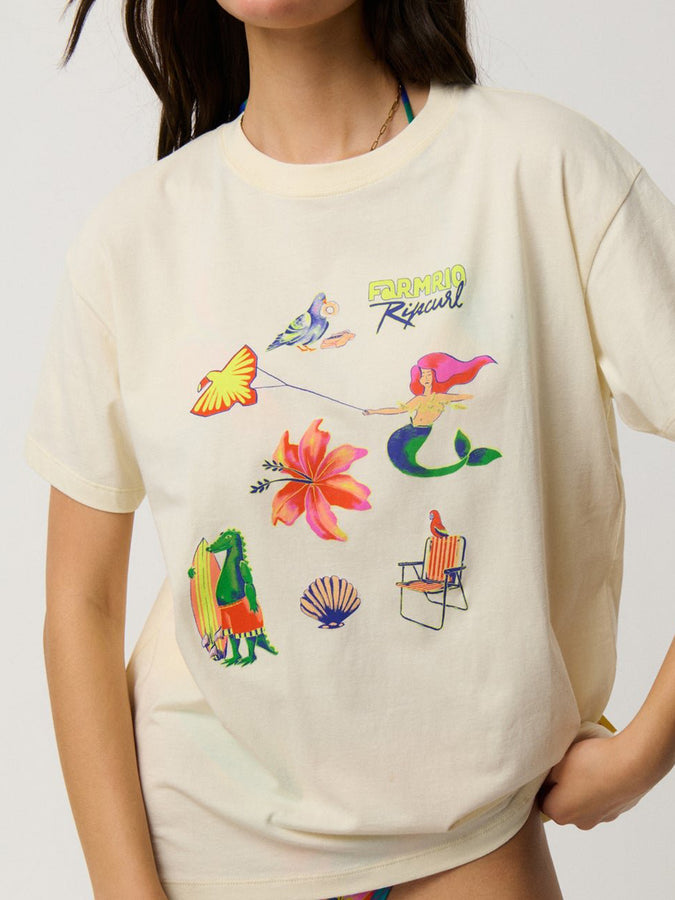Rip Curl Desire Relaxed T-Shirt Fall 2026 | VANILLA (0174)