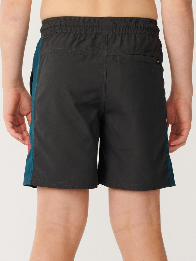   Rip Curl Surf Shack Panel Volley Boardshorts (Youth 7-14) Fall 2026 | WASHED BLACK (8264)