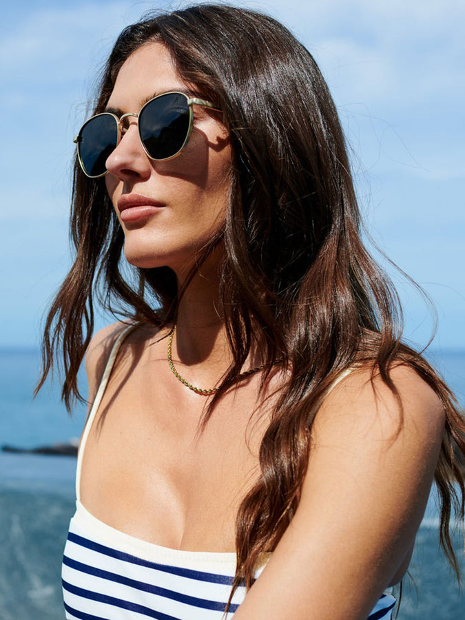 I-Sea Cooper Sunglasses | GOLD/GREEN