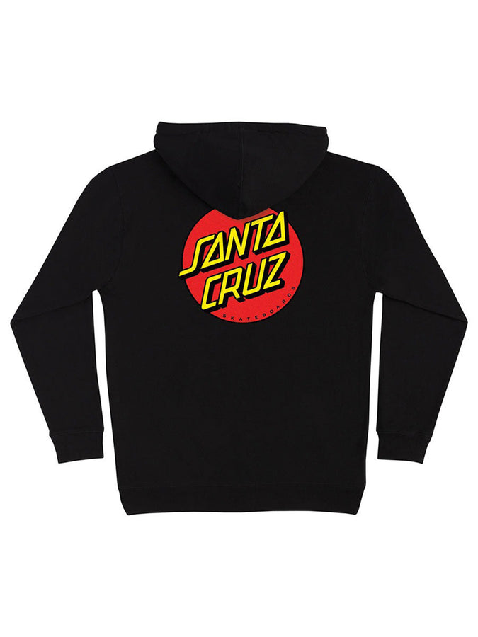 Santa Cruz Classic Dot Zip Hoodie Fall 2026 | BLACK