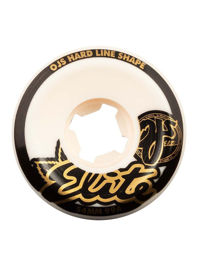 Elite Hardline 54mm Skateboard Wheels | WHITE