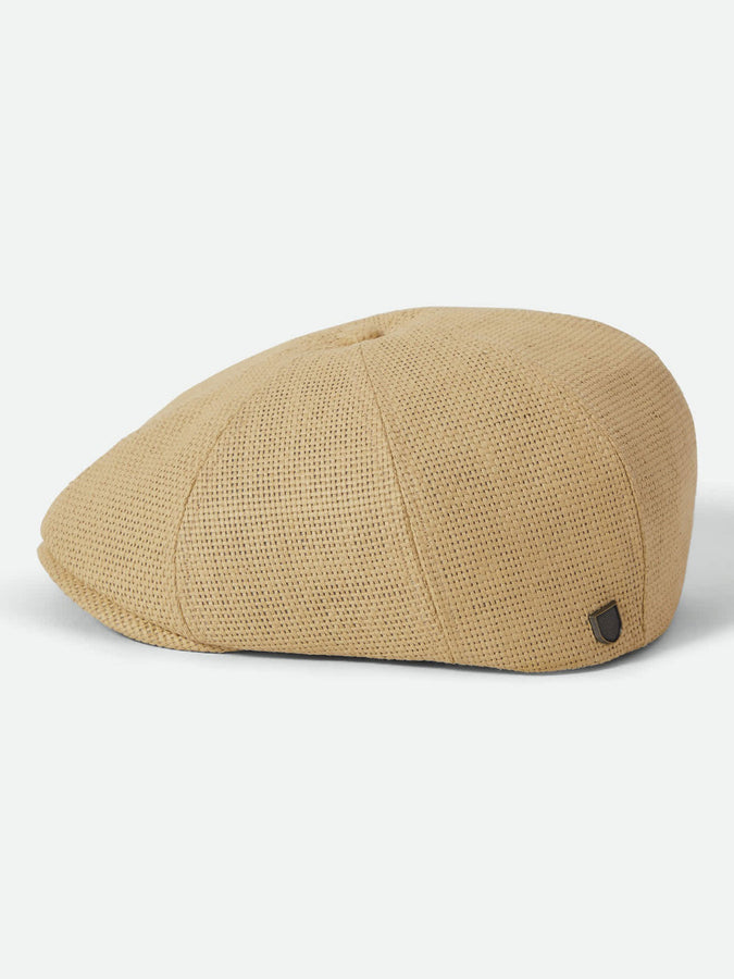 Brixton Brood Lightweight Snap Hat | DARK TAN STRAW