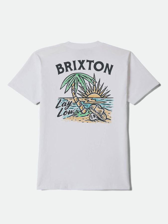 Brixton Lay Low T-Shirt Fall 2026 | WHITE
