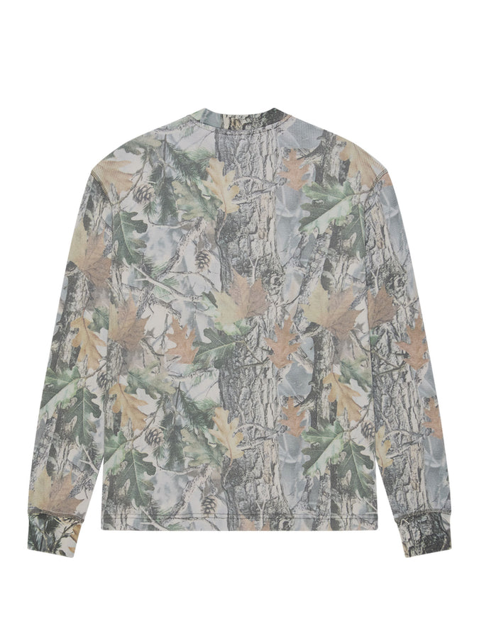 Obey Post Thermal Long Sleeve T-Shirt Fall 2026 | DUSTY VINTAGE WOOD CAMO (DVWC)