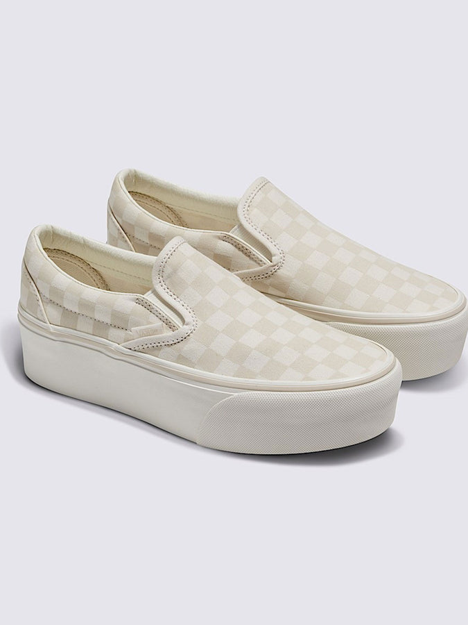 Vans Classic Slip-On Stackform Marshmallow/Turtledove Shoes Fall 2026 | CHCKRBRD MRSHMLLW/TRTLDV (R2S)