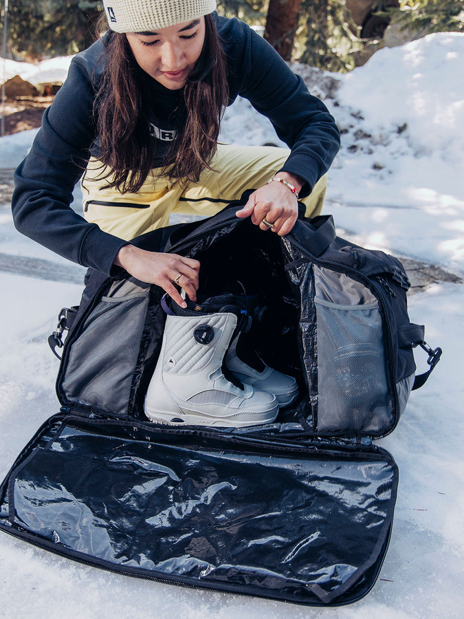 Burton Flight Attendant Duffle 90L Travel Bag | TRUE BLACK (A04)