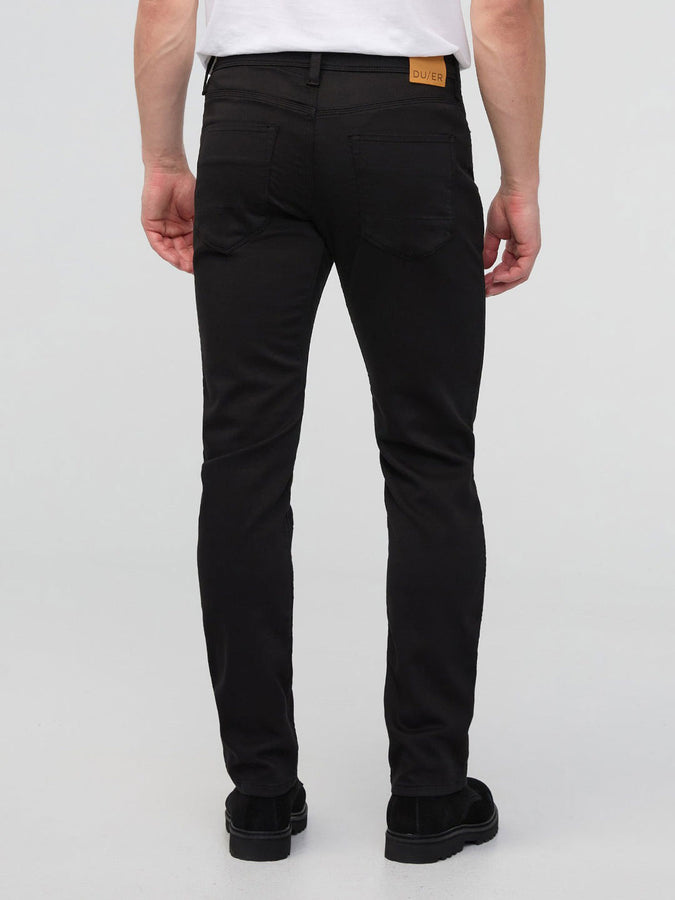 Duer No Sweat Slim Straight Black Pants | BLACK (BLK)