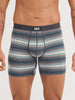Saxx Vibe Xtra Soft Comfort Baja Stripe-Dark Sage Boxer