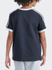 Adidas 3 Stripes Ringer Black T-Shirt Fall 2026