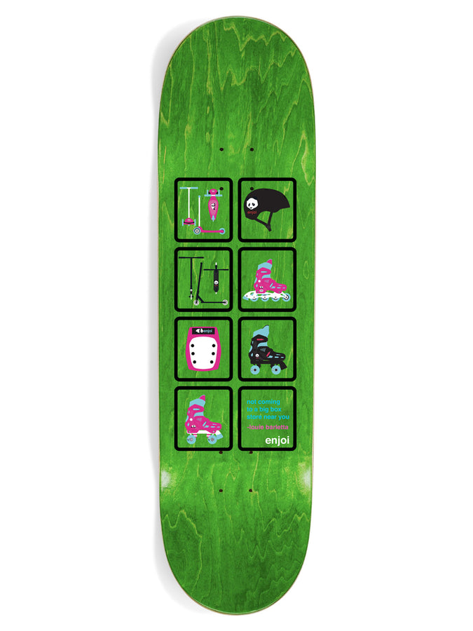 Enjoi R7 Big Box Plastic Spectrum 8.25’’ Skateboard Deck | WHITE