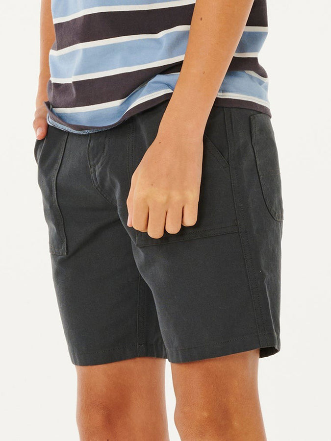 Rip Curl Hyped Canvas Shorts Spring 2026 | WASHED BLACK (8264)
