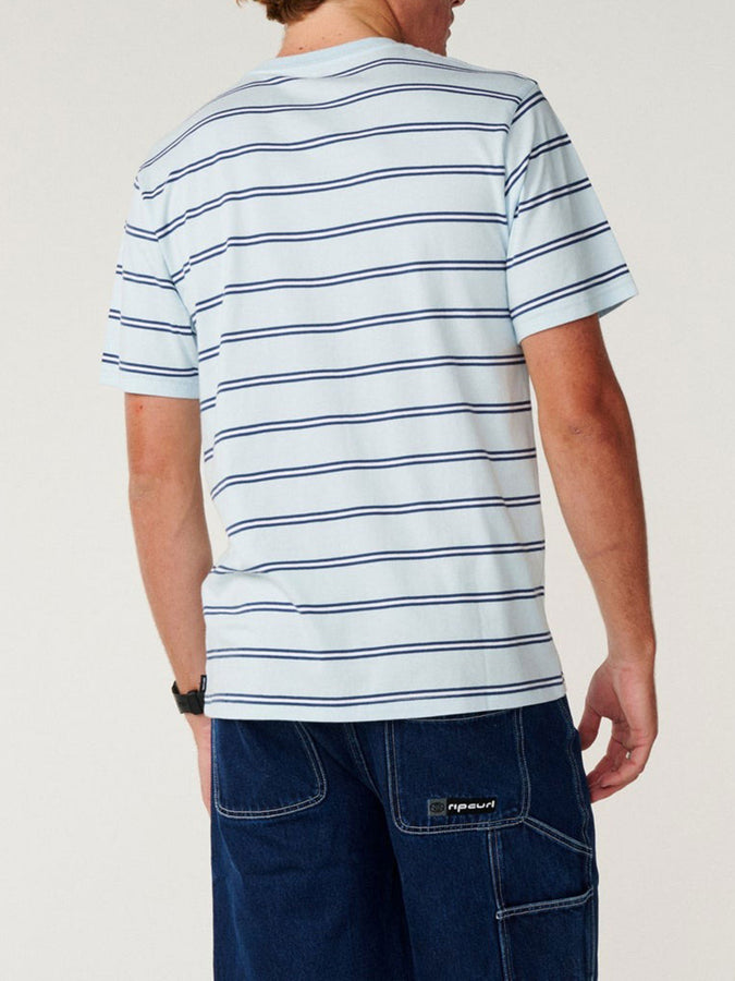 Rip Curl Classic Surf Stripe T-Shirt Holiday 2026 | GLACIER BLUE (2364)