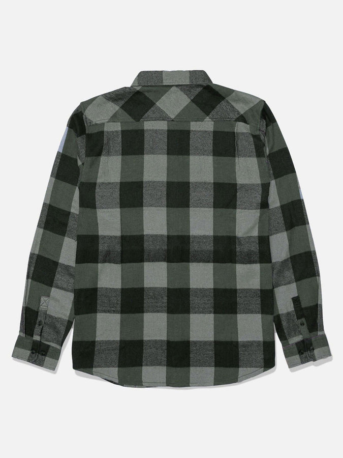 Salty Crew Daybreak Flannel Long Sleeve Buttondown Shirt Holiday 2026 | GREEN/BLACK