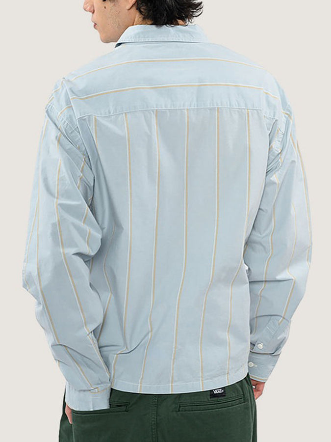 Vans Striped Oxford Long Sleeve Buttondown Shirt Fall 2026 | SOFT SLATE (H90)