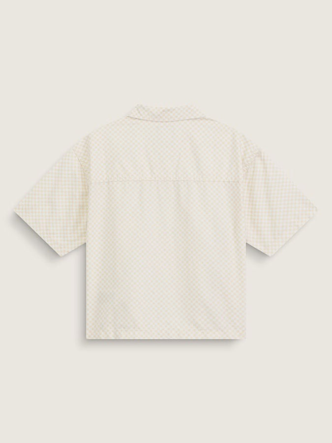 Vans Dewey Short Sleeve Buttondown Shirt Fall 2026 | ALMOND CRISP (GRZ)