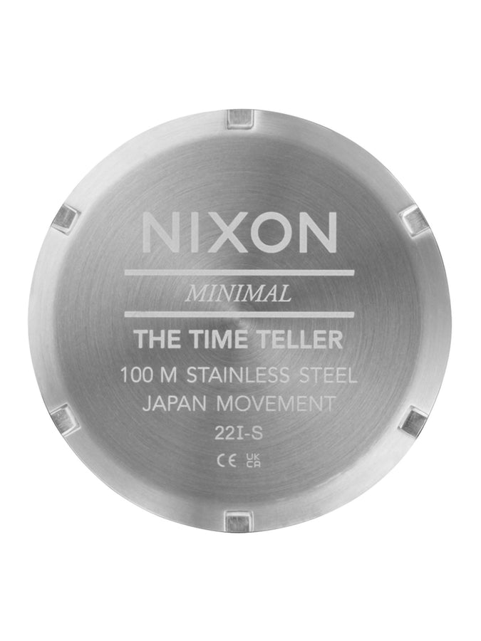 Nixon Time Teller Silver/Coral Watch | SILVER/CORAL (5340)