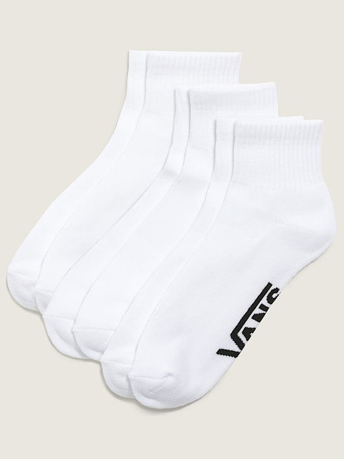 Vans Classic Quarter 3 Pack Socks Fall 2026 | WHITE (WHT)