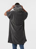 Slowtide The Digs Heather Grey Poncho Towel