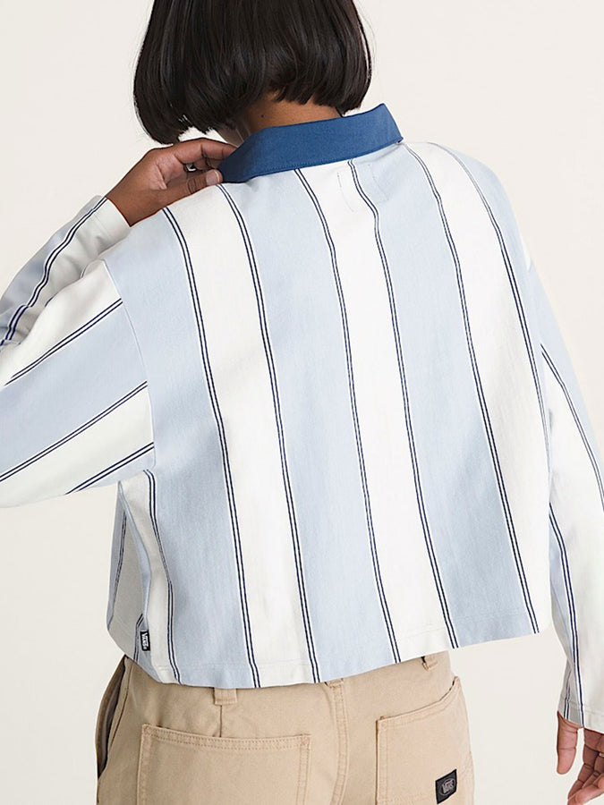 Vans Becky Rugby Long Sleeve Polo Fall 2026 | SOFT SLATE (H90)