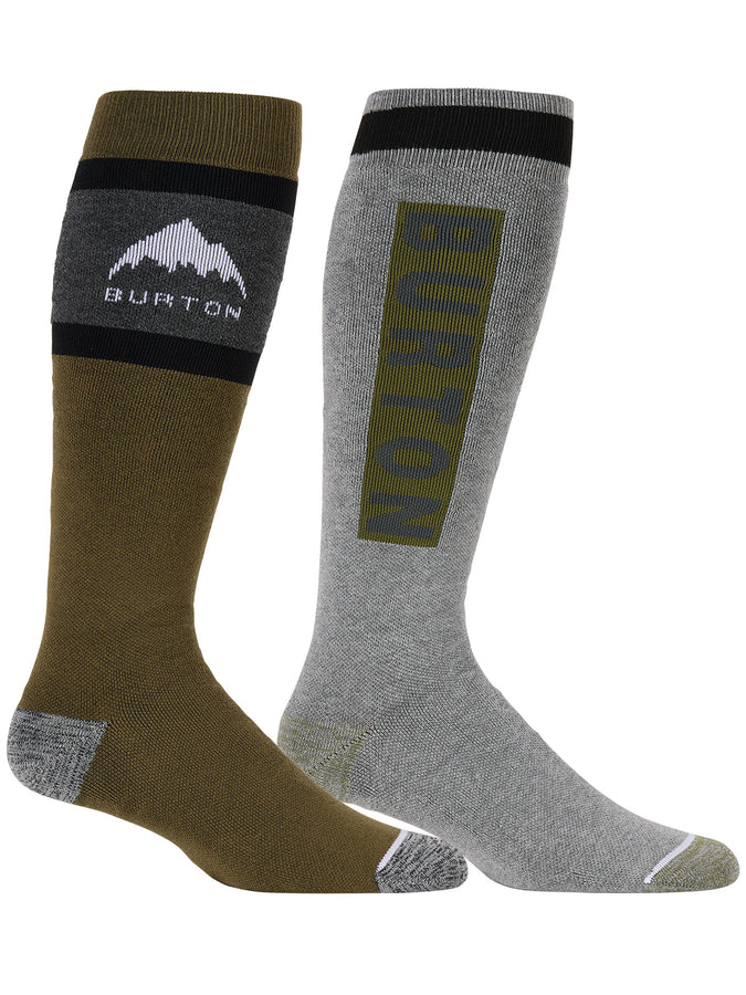 Burton Weekend Midweight 2 Pack Socks | DRIED MOSS (E7N)