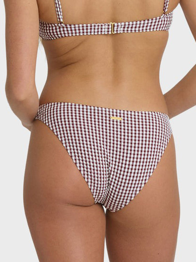 Volcom Mini Wave Check Tropic Bikini Bottom Summer 2026 | RED DAHLIA (RDA)