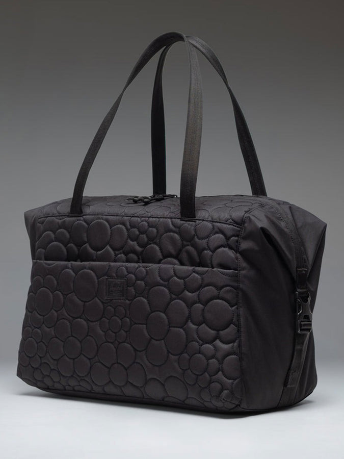 Herschel Maia Quilted Capsule Weekender | BLACK TONAL DAISY (08247)