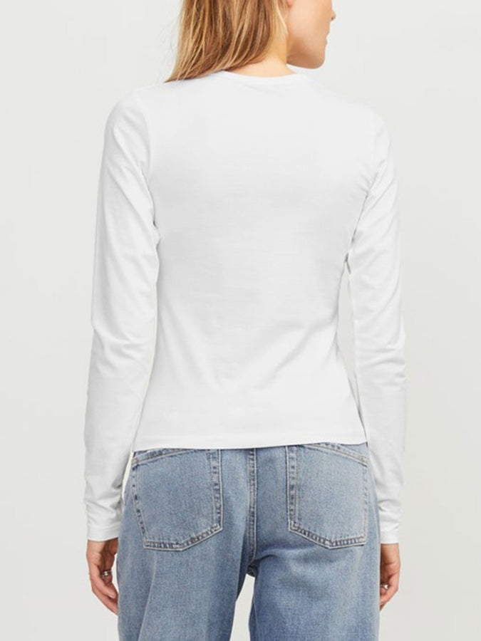 Jjxx Celine Gigi Long Sleeve T-Shirt Fall 2026 | BRIGHT WHITE