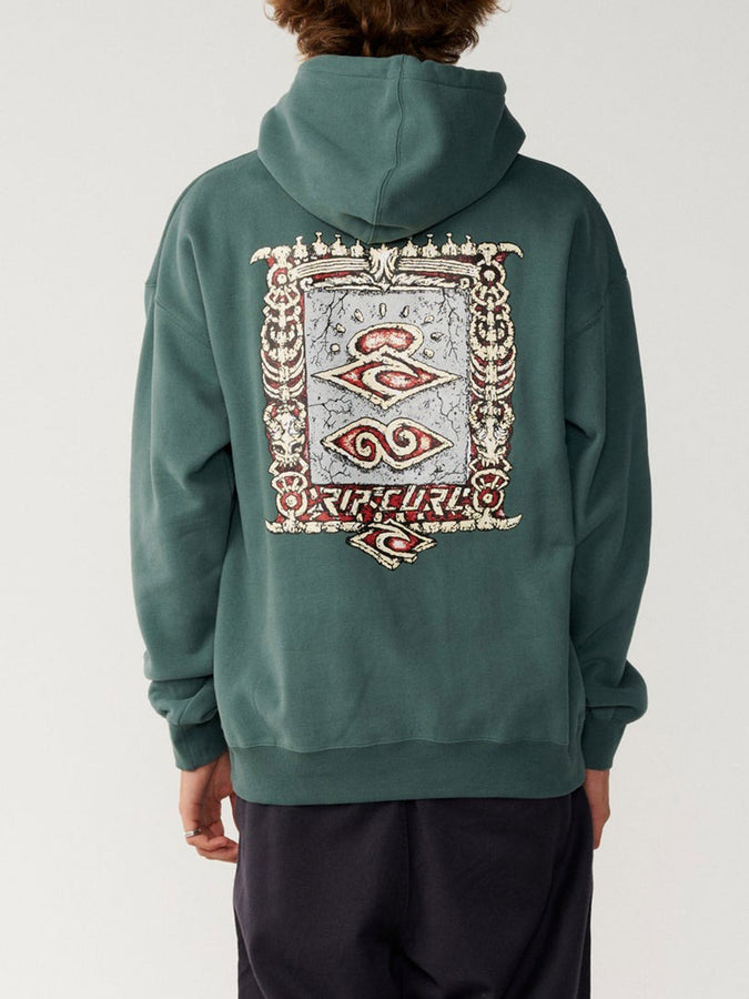 Rip Curl Disorder Boneyards Hoodie Fall 2026 | MUTED GREEN (8088)