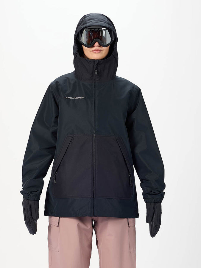 Airblaster Access 2027 Women's Shell Snowboard Jacket | BLACK